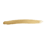 Dekorativer goldener Pinselstrich
