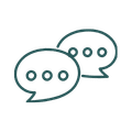 Symbol für Kommunikation und psychologisches Sparring